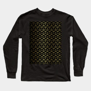 Golden Cubes Long Sleeve T-Shirt